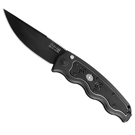 Нож SOG, модель ST-02 SOG-TAC Automatic Black TiNi